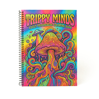 Carnet A4 personnalisé pour coloriage et dessin : Conception sur mesure, idéal pour adultes, soulagement de l'anxiété, relaxation et pleine conscience