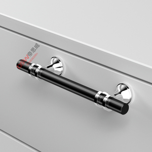 Manijas Redondas de Lujo Nórdico para Muebles de Bar, Perillas de Acero Inoxidable en Oro, Negro y Blanco, Cabeza Lisa Anticolisión - Product Image 2