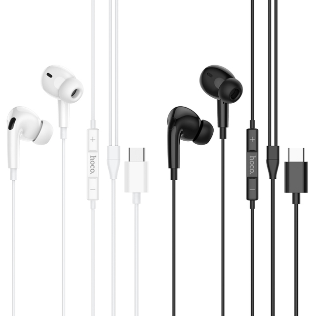 Hoco M101 Pro Type C Wired Earphones In-Ear With Mic for Sumsung Onepuls Xiaomi Redmi Huawei USB C Music