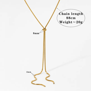 Collar de múltiples capas chapado en oro de 18 quilates Cadena de caja de cuerda de lujo con función impermeable Directo DE LA India - Product Image 4