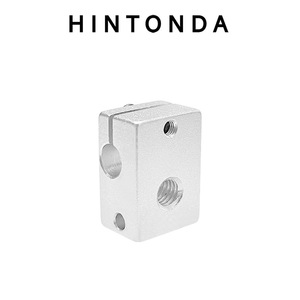 Bloque de calentamiento para impresora 3D HINTONDA, aleación de aluminio 6061, mecanizado CNC para Prusa Mk3s E3D V6 Hot End - Product Image 4