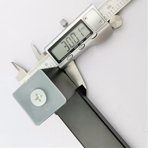 Một Hoặc Hai Mặt Matt Đen Ống Vuông Thép Không Gỉ Gỗ Phẳng Cửa Thước Kéo Xử Lý - Product Image 3