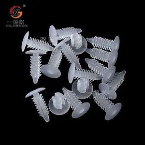 A03 Black Body Clips And Fasteners Plastic Rivets 100PCS/BAG