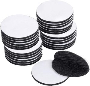 丸いフックとループドット黒粘着ドット両面粘着テープナイロン装飾用カーペットグリッパーツール - Product Image 2