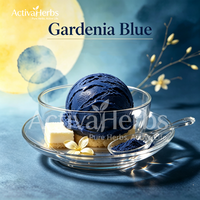 ActivaHerbs Natuurlijk Voedingsmiddelkwaliteit Wateroplosbaar Pigment Gardenia Extract E100 Gardenia Blauw