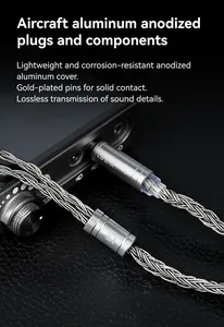 Kbear juntian คอร์ด2เมตร16แกนหูฟัง OCC HIFI ชุบเงินสายอัพเกรด2PIN/QDC/mmcx/<span class=keywords><strong>tfz</strong></span> สำหรับ edX Pro ZSN ศูนย์ - Product Image 6