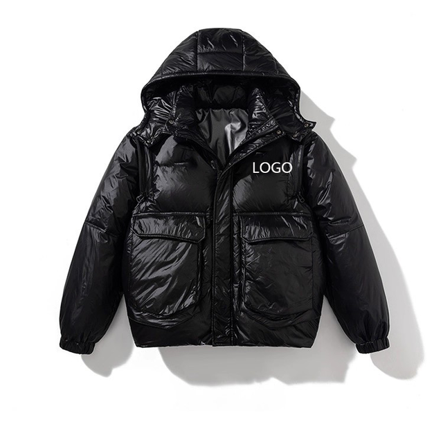 2025 New Lightweight Goose Down Jacket for Winter Outdoor Use Take Off the Hood for Men