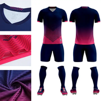 Set Jersey Sepak Bola Sublimasi Custom, Seragam Sepak Bola Bernapas, Perlengkapan Tim, Dropshipping, Grosir, OEM