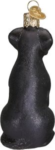 Adorno Navideño de Cristal Soplado con Forma de Perro <span class=keywords><strong>Labrador</strong></span> Negro, Estilo Clásico, 3.75 x 1.5 - Product Image 4