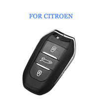 Housse de protection pour clé de voiture intelligente en TPU souple pour Peugeot 308 408 508 2008 3008 4008 5008 Citroën C4 C4L C6 C3-XR Picasso DS3 DS4 DS5