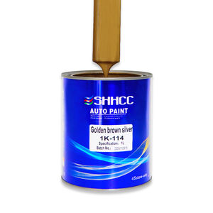 चीनी कार पेंट निर्माता 1k गोल्डन ब्राउन सिल्वर कार रिफिल पेंट ऐक्रेलिक पेंट - Product Image 5