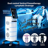 Appareil de pressothérapie pour drainage lymphatique et détoxification corporelle, masseur de jambes à compression d'air, bottes de récupération à 24 chambres