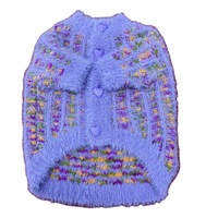 Neuer Niedlicher Klassischer Gestrickter Bunter Nerzvelours-Pullover mit Polsterung Umweltfreundlich Kältebeständig Warm für den Winter