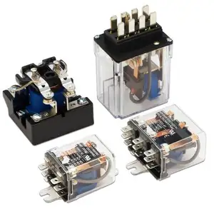 AS14F-LS 2Z 2H relay 12A miniature voltage plug 12vdc 220v AC DC 24V General purpose electric relays