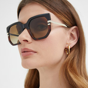 Kedun Square Large Frame UV400 Sunglasses 2025 New Fashion <b>Sunscreen</b> Trendy Personalized High-end Women - Product Image 1