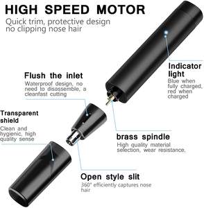 Le meilleur prix bas beauté électrique Rechargeable <span class=keywords><strong>nez</strong></span> oreille et sourcil <span class=keywords><strong>tondeuse</strong></span> pour hommes céramique ABS 5W <span class=keywords><strong>nez</strong></span> épilateur 7321 - Product Image 3