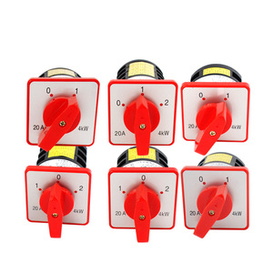 สวิตช์สลับ Hz5d-20/4 L03 20A แผง4Kw สวิตช์ SPST อิสระสีแดง - Product Image 1