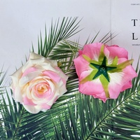 Vente en gros usine – Tête de fleur de rose en soie haute simulation de 10 cm, fleur artificielle pour arrangement de mariage, décoration d'événements DIY