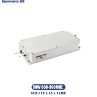 Módulo Amplificador de Potencia RF de 600-700-800-900-1000MHz y 50W con Fuente de Señal VCO Integrada