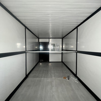 Petite maison pliable préfabriquée conteneur plat maison mobile détachable unité de stockage anti-ouragan insonorisée pour