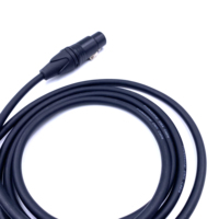 Connecteur de câble audio DMX équilibré pour microphone XLR 3 broches à faible interférence sonore FCONNR
