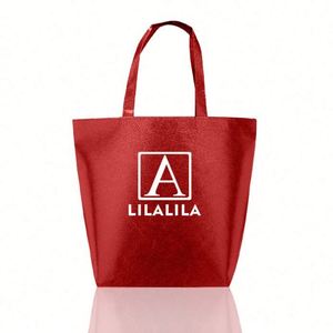 Sac fourre-tout en tissu non tissé laminé écologique, personnalisé, imprimé, réutilisable, métallisé, avec logo sur mesure, vente en gros - Product Image 4