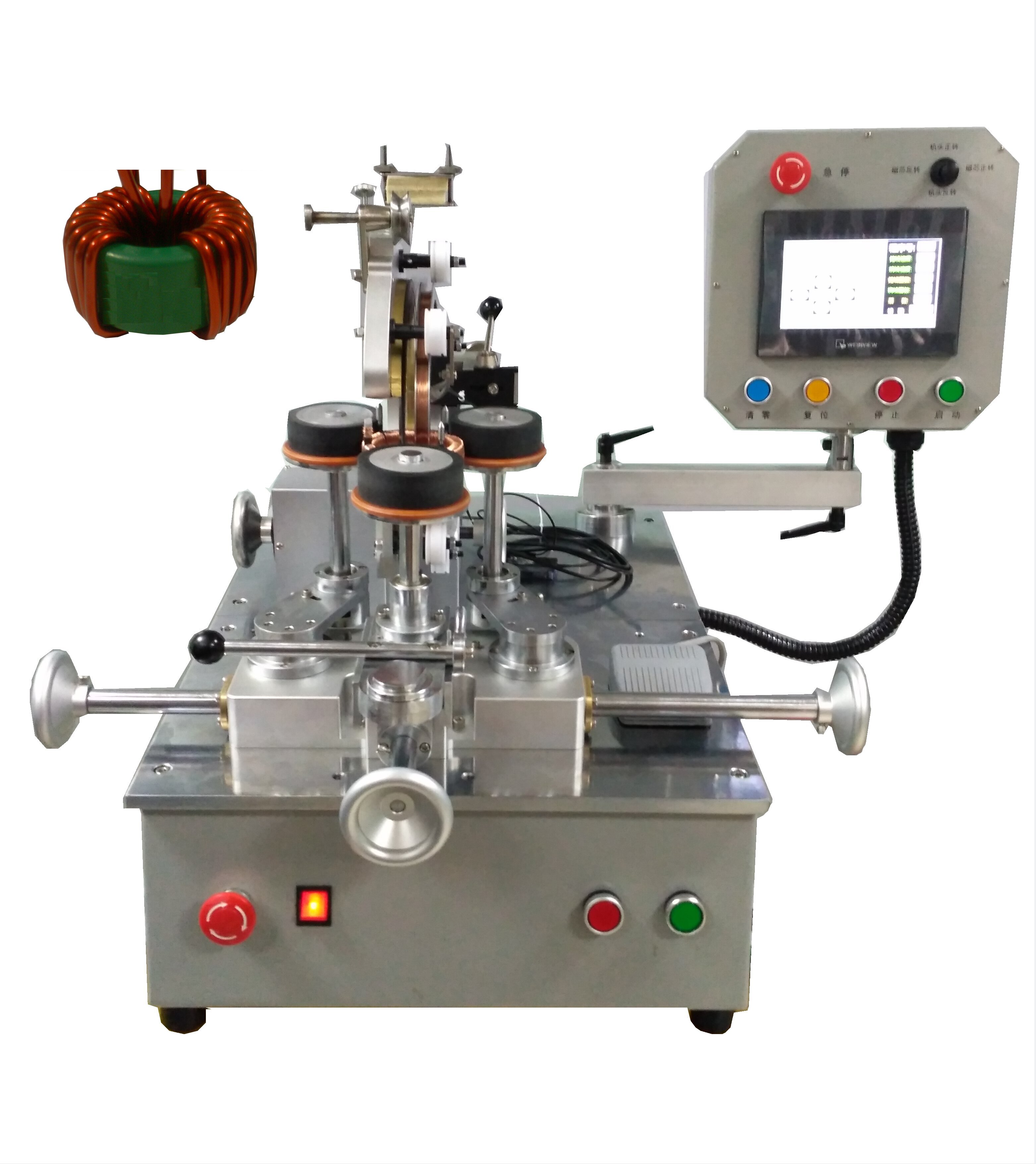 YH-SD Geëmailleerde Koperen Spoelen Buigmachine Automatische Wikkelmachine Cnc Toroïdale Wikkelmachine