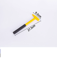 Marteau de machiniste jaune de haute qualité avec poignée antidérapante, marteau à pointe croisée durable pour usage industriel et bricolage