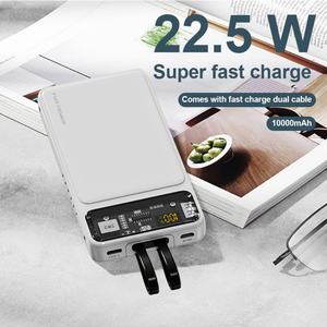 Cargador Portátil al por Mayor de 10000mAh 20000mAh con Cables Integrados, Carga Rápida de 22.5W Tipo C para Exteriores - Product Image 3
