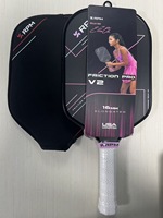Rpm Ella Oh V2 Original 1:1 16mm 14mm Pickleball Paddle T700 Serat Karbon 16mm Disetujui USAPA Balap Tahan Lama Olymotion Sports