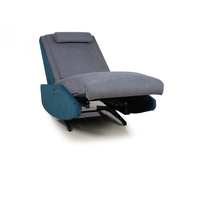 Fauteuil inclinable électrique avec assistance à la levée, canapé pour personnes âgées, tissu bicolore, fauteuil de relaxation pour la maison