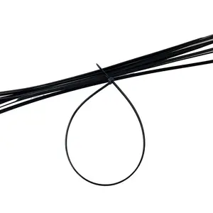 2.5 × 100ミリメートルPackの100個4 Inch Meters BlackまたはPlastic Nylon White Cable Zip Tie