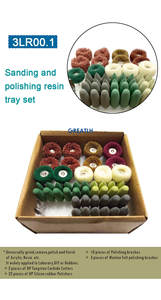 Résine Composite de durcissement dentaire de haute qualité, ensemble de plateaux flexibles de ponçage et de polissage en porcelaine pour dentistes - Product Image 4