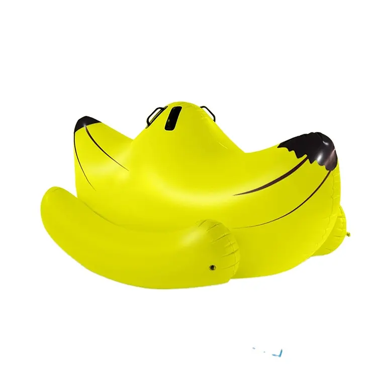 공장 풍선 대형 수영장 수레, 성인용 2 인용 바나나 플로팅 어린이 야외 재미있는 게임 놀이 물 파티 용품