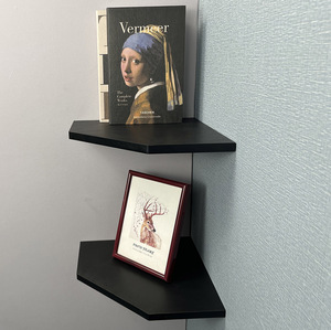 Estante Esquinero Pentagonal Moderno para el Hogar, Estante Decorativo para Sala <span class=keywords><strong>de</strong></span> Estar y Dormitorio, Juego <span class=keywords><strong>de</strong></span> 2 Piezas - Product Image 1