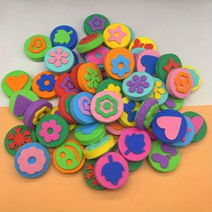 Hchwenh ฟองน้ำทำจากโฟม EVA ชุด12ชิ้นพร้อมตราประทับดีไซน์สำหรับเด็ก - Product Image 5