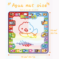 Jouets de dessin éducatifs cognitifs bébé jouant l'eau magique doodle tapis de dessin enfants tapis de jeu pour les tout-petits