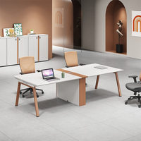 Vente directe d'usine, mobilier de bureau, table de conférence de luxe, bureau en bois, table de réunion, table de conférence moderne