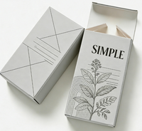 Boîte et emballage de bougies vides recyclables avec logo personnalisé, impression de logo, boîte en papier kraft coloré avec inserts pour cosmétiques et soins de la peau