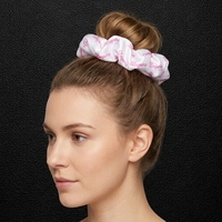 FAMA BSCI Factory, faible MOQ, XL, logo personnalisé, chouchous en satin de polyester doux et écologique, OEM ODM, accessoires capillaires unisexes