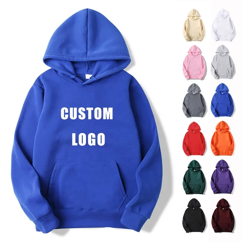 Wholesale Plain Black Men's Hoodies & Sweatshirts Sublimation Blank Hoodies Unisex All Over Print Custom Hoodie Manufacturers