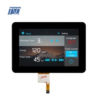 Panel lcd ips 480x272 ssd2009 630nits kecerahan dengan ctp 4.3 inci modul layar lcd tft