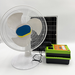 ระบบพลังงาน 100W พร้อมแบตเตอรี่ LifePO4 หลอดไฟฟลัดไลท์ ตัวควบคุม MPPT สำหรับชุดไฟโซลาร์บ้าน - Product Image 3