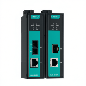 Convertidor Ethernet a Fibra Óptica Moxa IMC-21GA-T 10/100Base-Tx a 100Base-Fx para Uso Industrial - Product Image 2