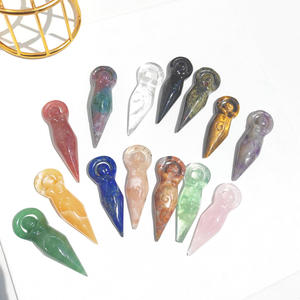 징파 뜨거운 판매 하이 퀄리티 손으로 갈망한 크리스탈 여신 동상 선물로 펜던트의 크리스탈 여신 - Product Image 6