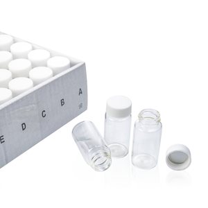 ALWSCI 20mL एचडीपीई जगमगाहट अलग सफेद पीपी पेंच टोपी के साथ शीशी - Product Image 1