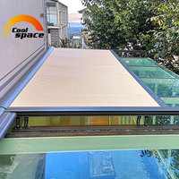 Kit de pergolas à montage facile et rapide, système de toit bioclimatique