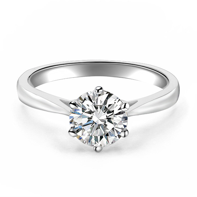 Popular Handmade 925 Sterling Silver Cubic Zirconia Ring