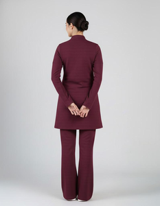 Conjunto de Sudadera con Capucha Musulmana Informal y Modesta Kilang Jahit Pukal OEM, Tejido de Punto Transpirable, Precio de Fábrica, Calidad Consistente - Product Image 5