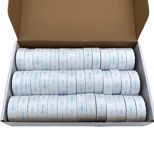 Etiqueta de Codificación de Ropa Autoadhesiva en Rollo, Forma Ondulada, Material de Algodón, 22mm*12mm, Venta Caliente de Bero Professional Manufacturers - Product Image 1